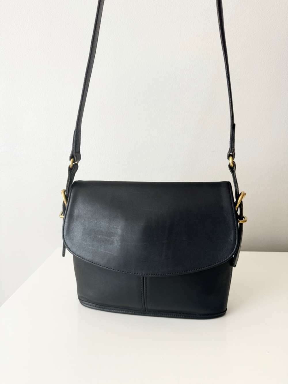 Vintage Coach Equestrian Small Flap Bag